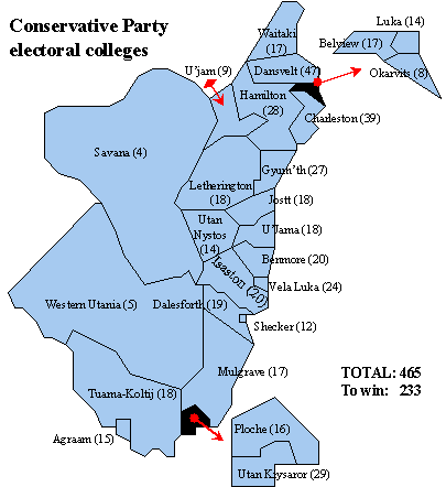 Electoral boundaries and weightings