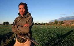 Farmer in his field